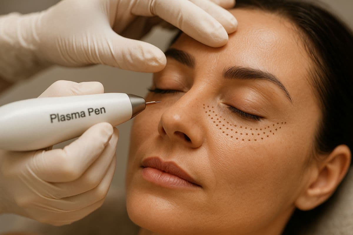 Plasma Pen: Schlupflider straffen ohne OP – wie gut funktioniert das?